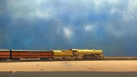 Brass Steam Distant Profile Cloud Backdrop