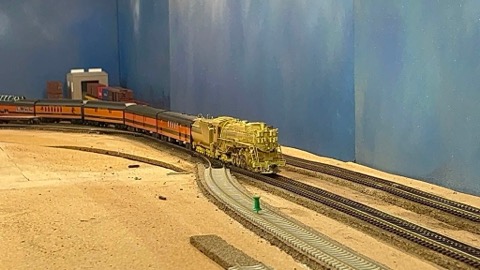 Brass Steam Empire Builder Curve Wide