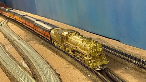 Brass Steam High Angle Double Track