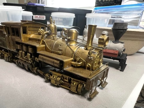 Brass Shay Three Quarter Bench