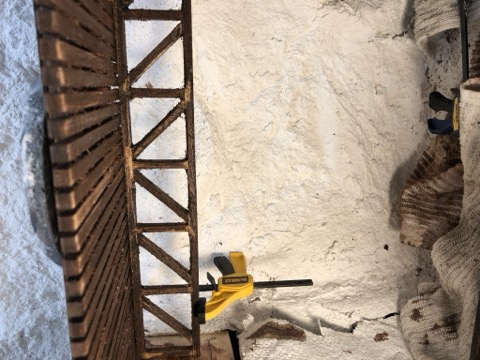 Bridge Deck Clamped Plaster Base