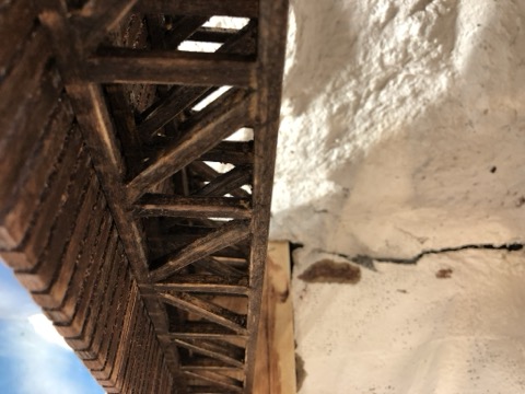 Deck Needle Beams Underside