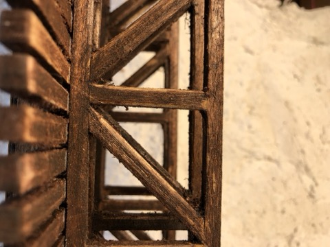 Truss Bent X Brace Closeup