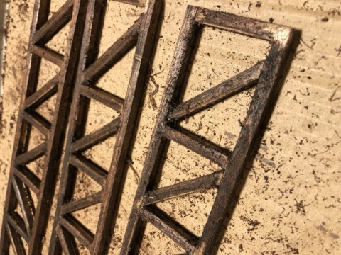 Truss Sections Trio Closeup