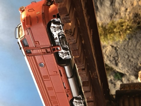 F7 On Handmade Timber Trestle Closeup