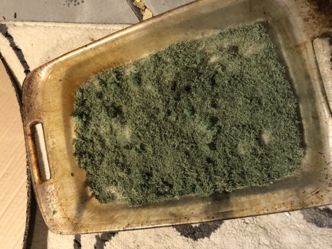 Ground Foliage Jar Bench