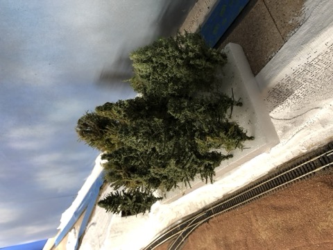 Tree Cluster Foam Block Sky