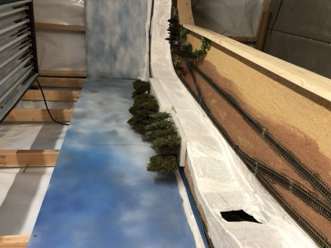Tree Line Planted Layout Room Wide