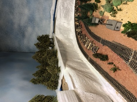 Tree Line Ridge Logging Scene
