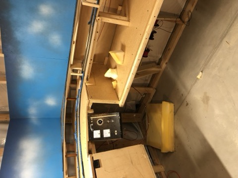 Control Panel Benchwork Backdrop Vertical