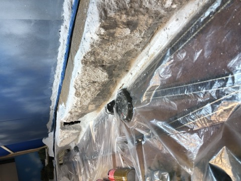 Plaster Shell Sanding Block Tunnel