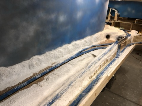 Plaster Terrain Curve Progress