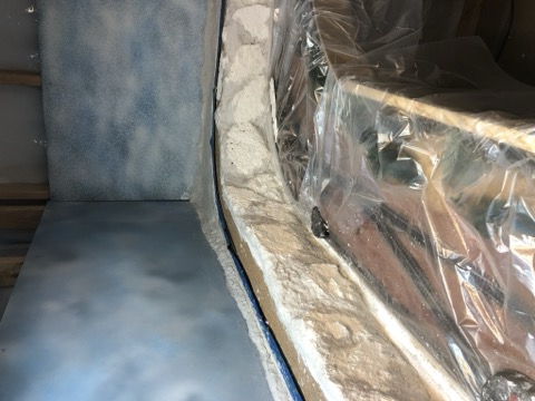 Plaster Terrain Room Progress