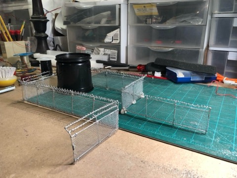 Chain Link Fence Yard Mockup