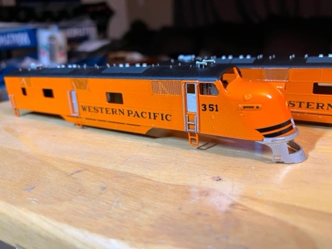Western Pacific 351 Nose Detail