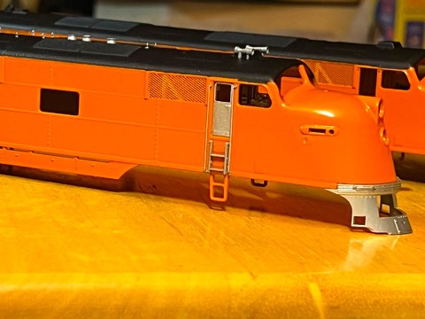 WP E7 Cab Door Ladder Detail