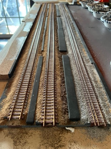 Ballast Weathering Progress Tracks