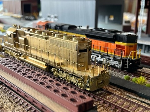 Brass Diesel Hood Unit Closeup