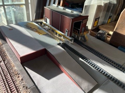 Diesel House Fuel Pad Sunlit Overview