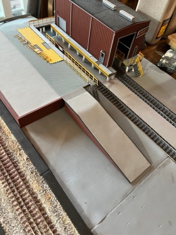Diesel House Platform Stairs Overhead