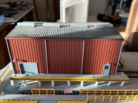Diesel House Rear Wall Walkway