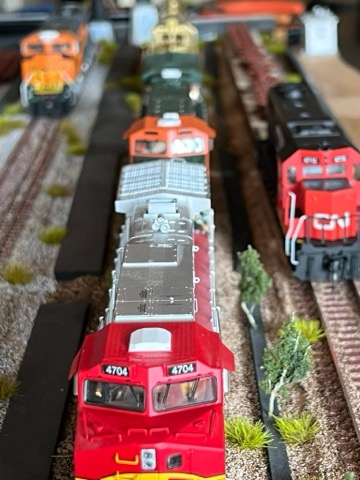 Yard Power Lineup Overhead