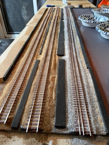 Ballast Boards Brown Gray Vertical