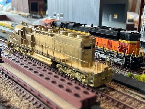 Brass Sd Unit BNSF 9370 Layout