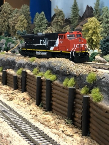 CN 2521 Log Piling Wall Profile