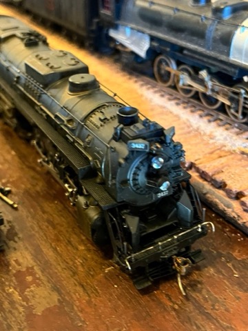 Santa Fe 3437 Steam Front Quarter
