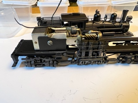 Shay Gearbox Worm Drive Closeup