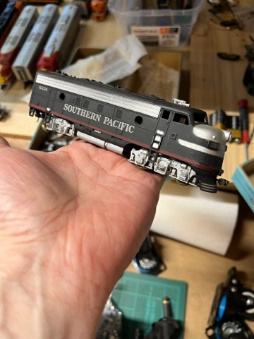 Southern Pacific 6326 F7 In Hand