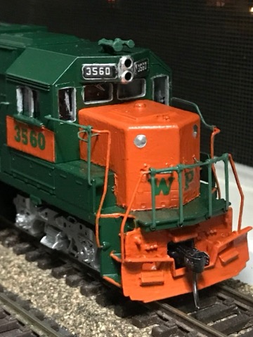WP 3560 GP40 Nose Closeup