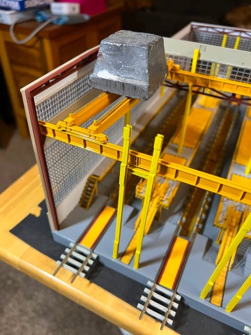 Crane Counterweight Building Corner