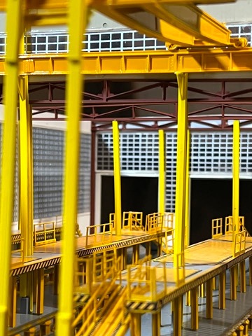 Crane Roof Trusses Glass Block