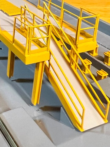 Platform Access Ramp Railings