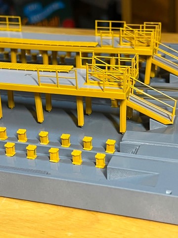 Platform Stairs Crossover Pedestals