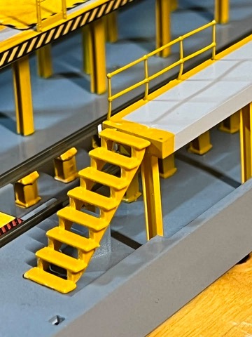 Stairs To Platform Pit Track