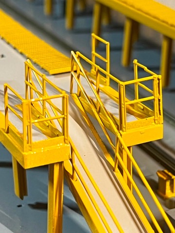Twin Ramps Railings Closeup