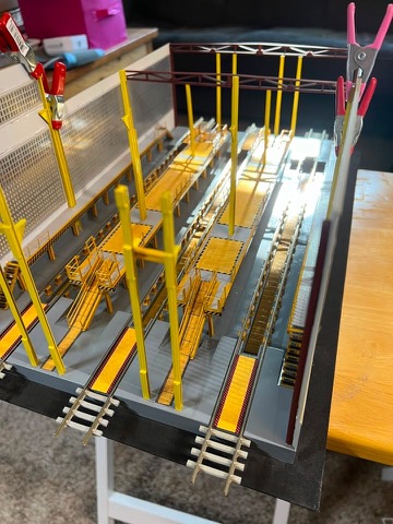 Wall Glue Up Clamps Roof Truss